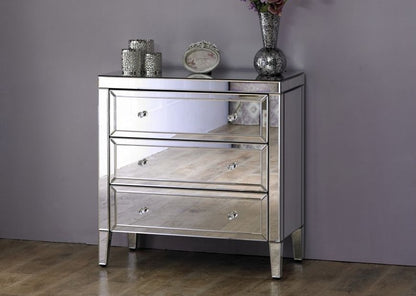 Valencia Mirrored 3 Drawer Small Chest