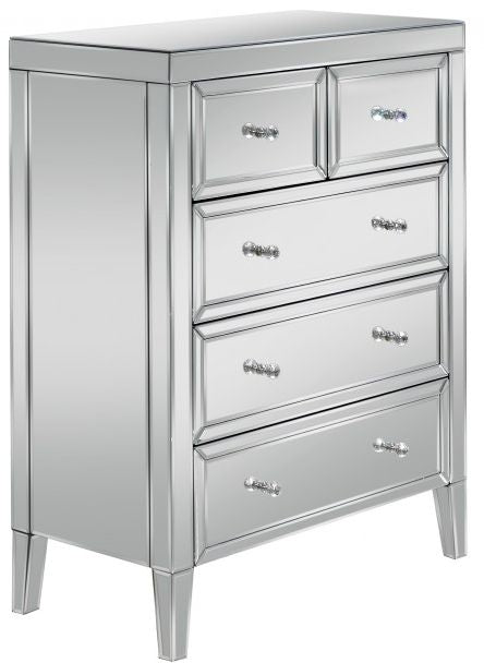 Valencia Mirrored 3+2 Drawer Chest