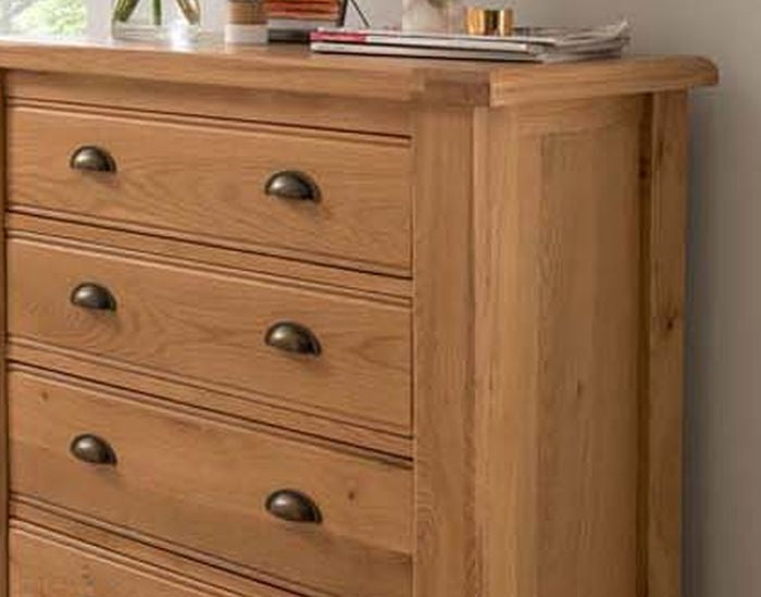 Vida Living Breeze Oak 4 Drawer Chest