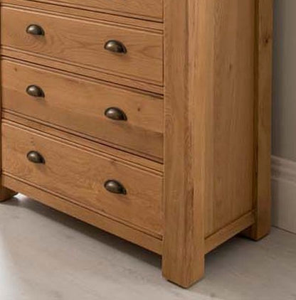 Vida Living Breeze Oak 4 Drawer Chest