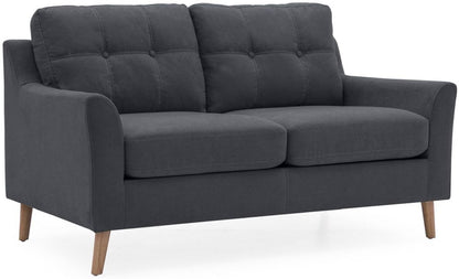 Vida Living Olten Charcoal Fabric 2 Seater Sofa