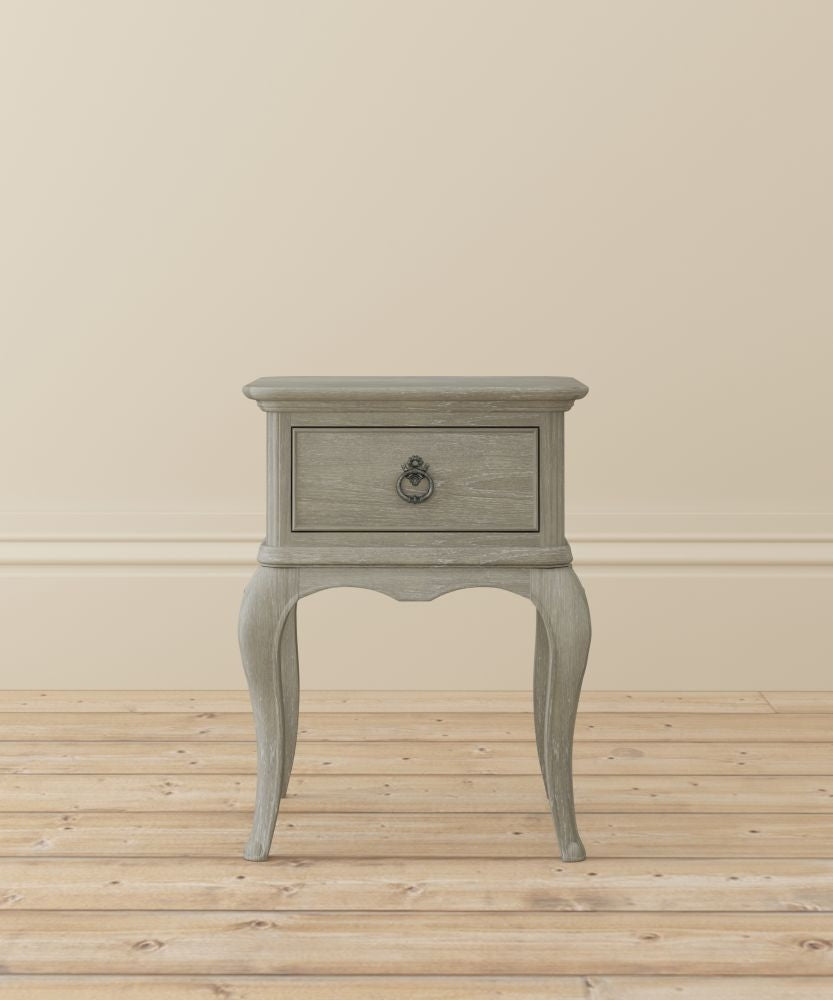 Willis and Gambier Camille Oak 1 Drawer Bedside Table