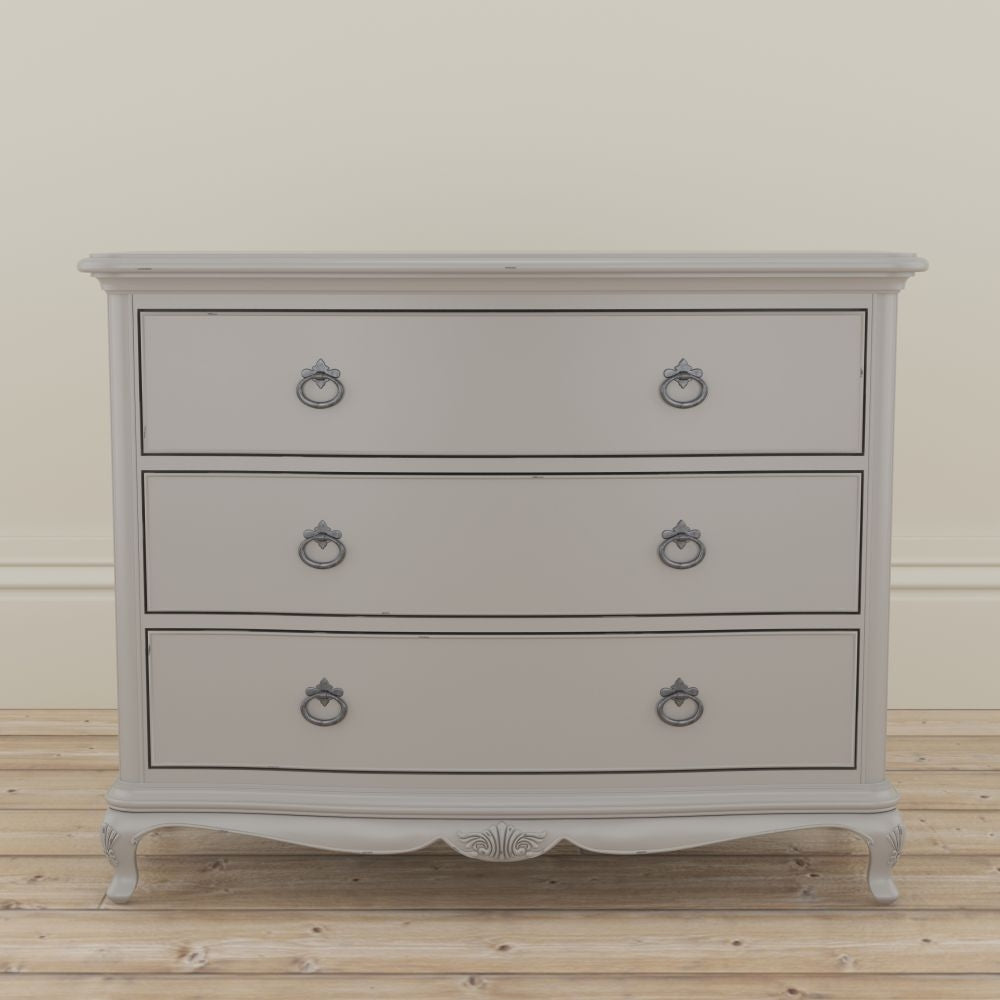 Willis and Gambier Etienne Grey 3 Drawer Low Chest