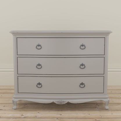 Willis and Gambier Etienne Grey 3 Drawer Low Chest