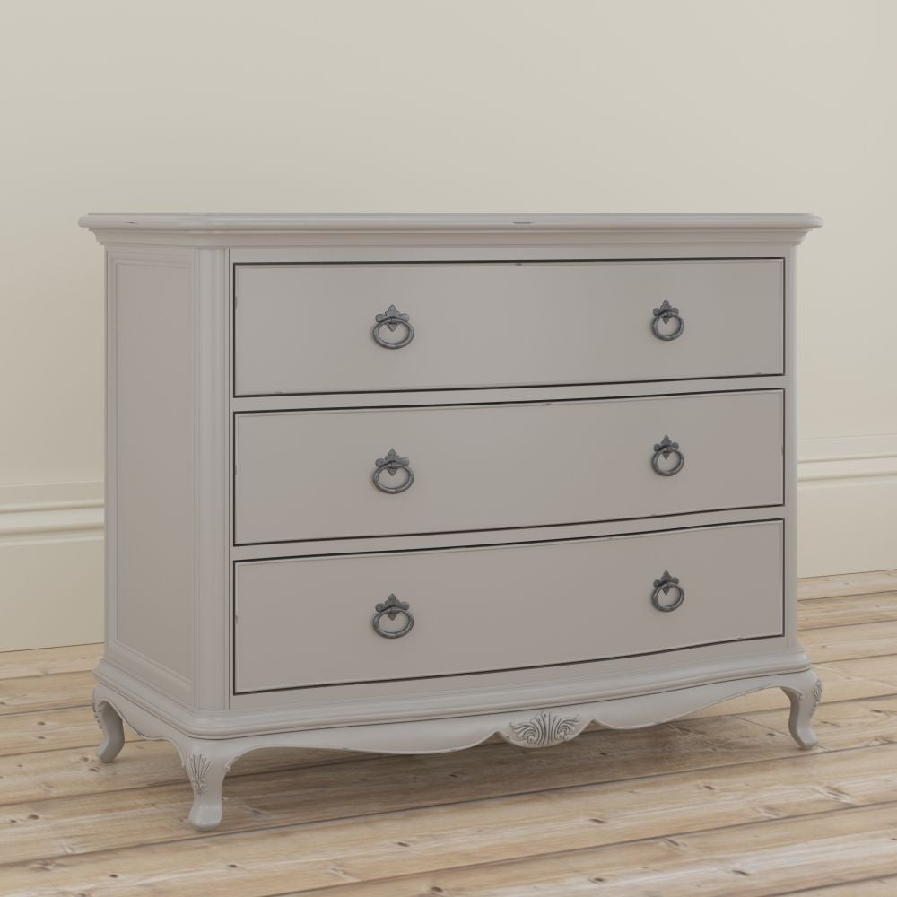 Willis and Gambier Etienne Grey 3 Drawer Low Chest