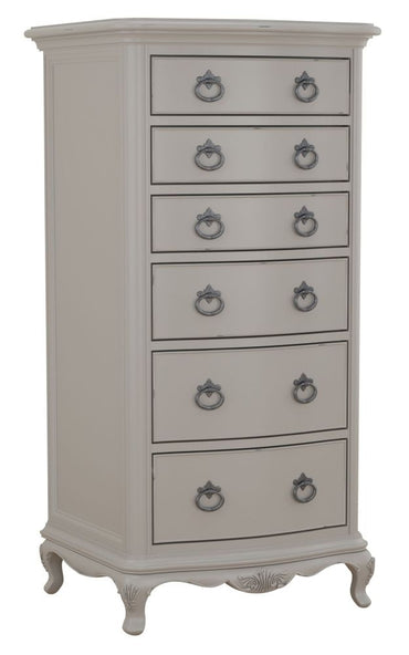 Willis and Gambier Etienne Grey 6 Drawer Tallboy Chest