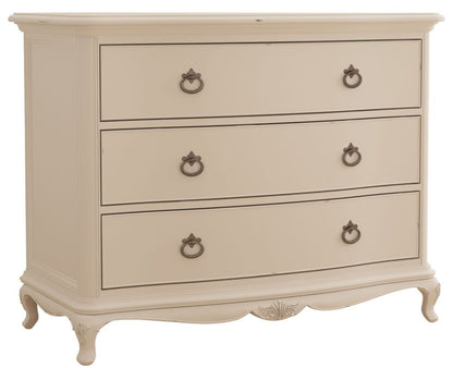 Willis and Gambier Ivory 3 Drawer Low Chest