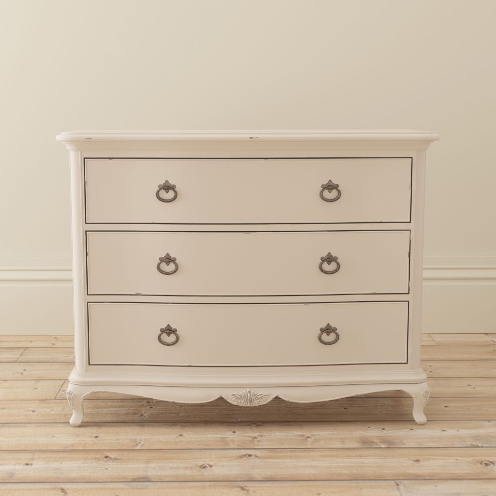 Willis and Gambier Ivory 3 Drawer Low Chest