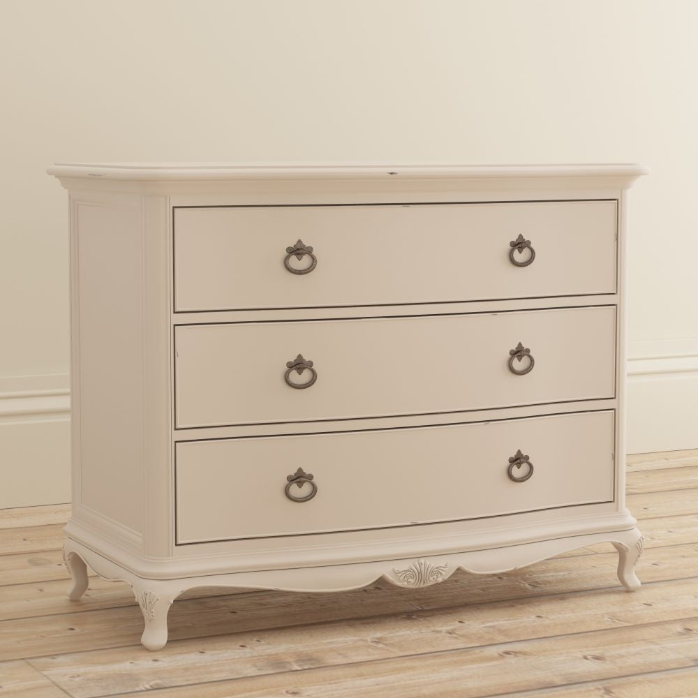 Willis and Gambier Ivory 3 Drawer Low Chest