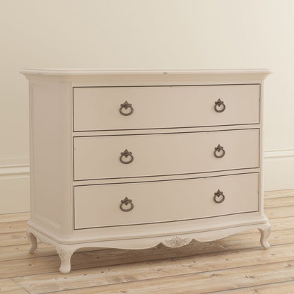 Willis and Gambier Ivory 3 Drawer Low Chest