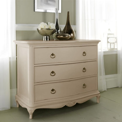 Willis and Gambier Ivory 3 Drawer Low Chest