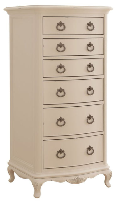 Willis and Gambier Ivory 6 Drawer Tallboy Chest