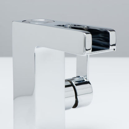 Schãœtte Led Basin Mixer Tap With Waterfall Spout Orinoco Chrome