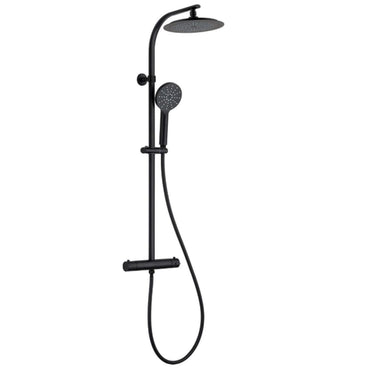 Schãœtte Overhead Shower Set Madura Fresh Matt Black