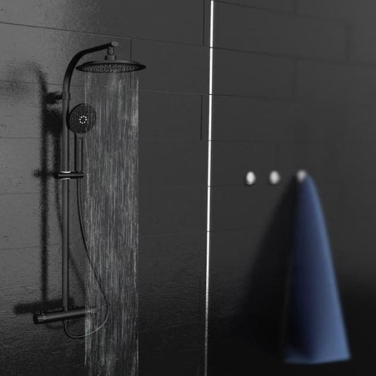 Schãœtte Overhead Shower Set Madura Fresh Matt Black