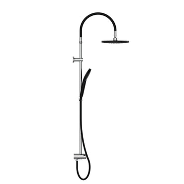 Schãœtte Overhead Shower Set Matao Rain Chrome-Matt Black