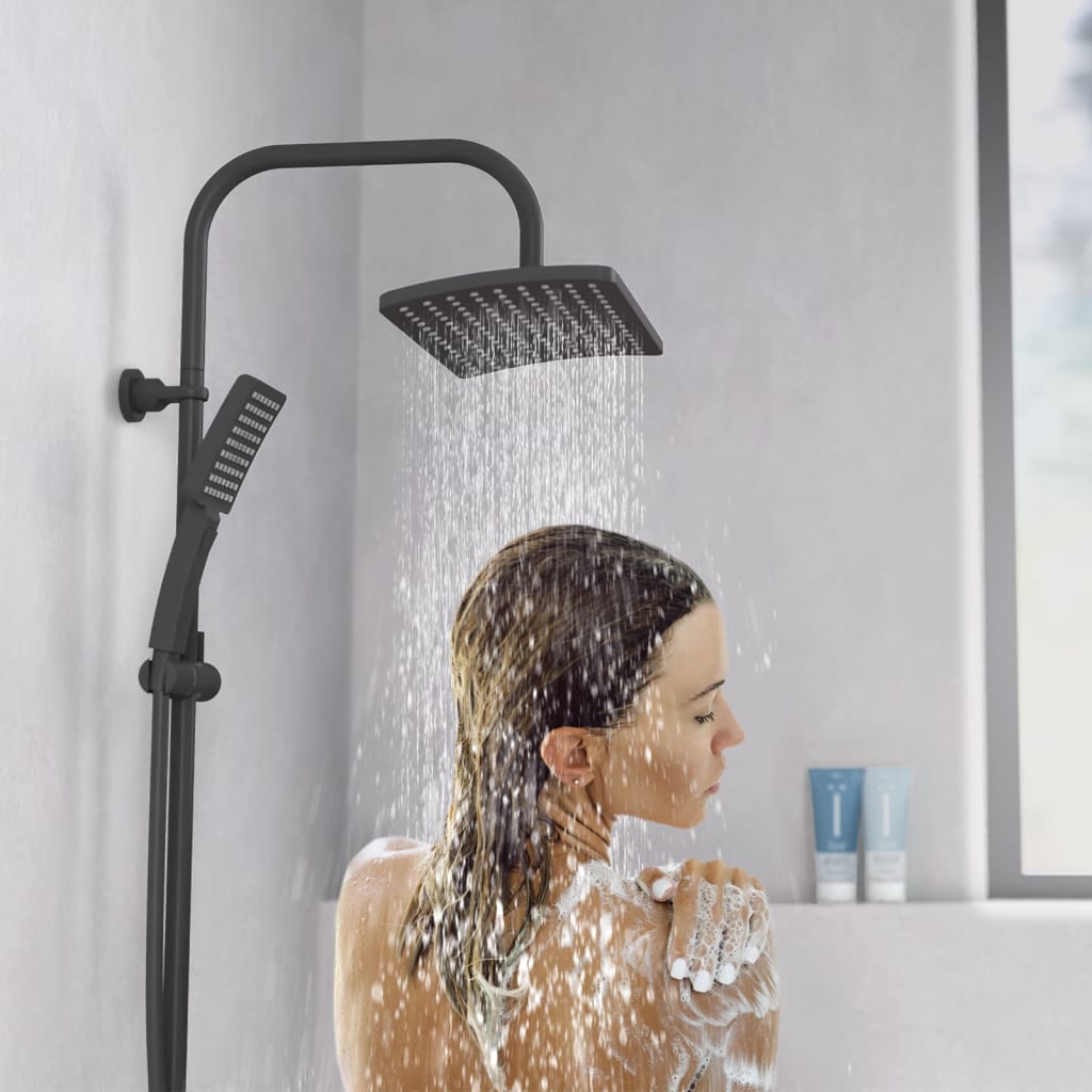 Schãœtte Overhead Shower Set Mallorca Matte Black