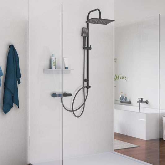 Schãœtte Overhead Shower Set Mallorca Matte Black