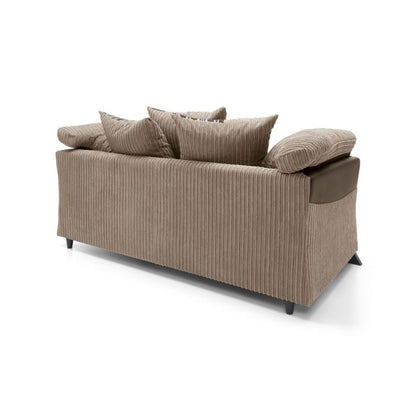 Illuminate 2 Seater Sofa - Brown Fabric