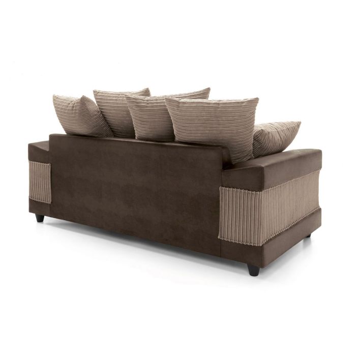 Dyno 3 Seater Sofa - Brown Fabric