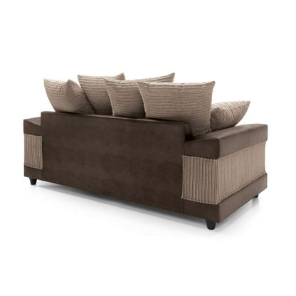 Dyno 3 Seater Sofa - Brown Fabric