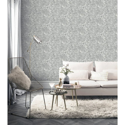 Dutch Wallcoverings Wallpaper Liquid Marble Grey