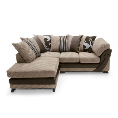 Illuminate Corner Sofa - Brown-Left Facing