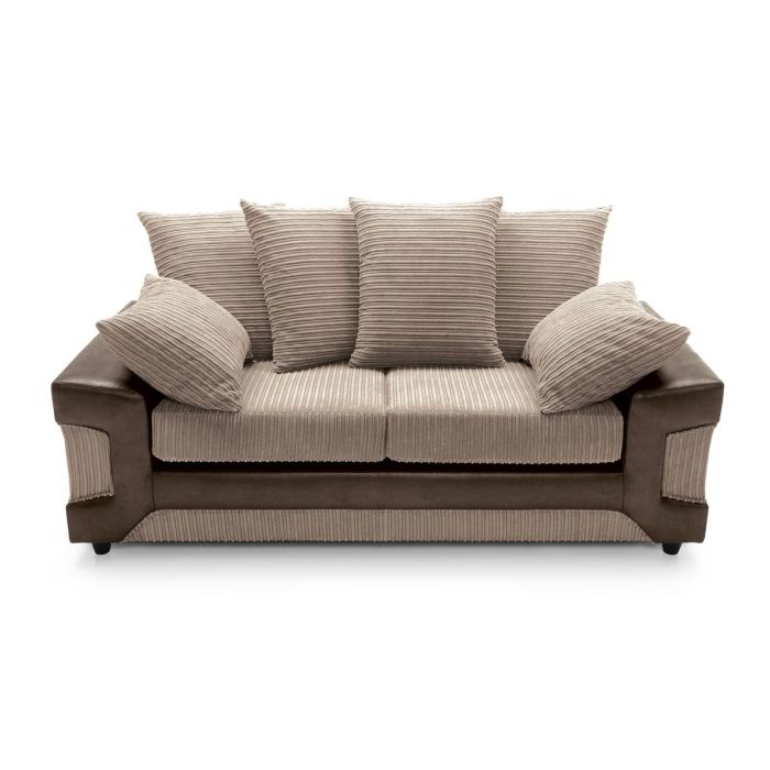 Dyno 3 Seater Sofa - Brown Fabric