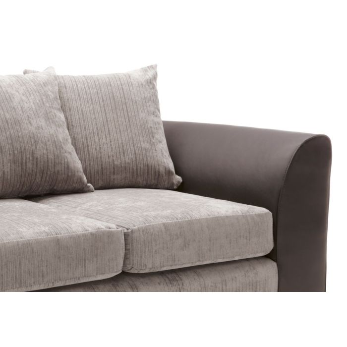 Dilan 2 Seater Sofa - Brown Fabric