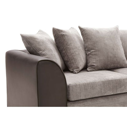 Dilan 3 Seater Sofa - Brown Fabric