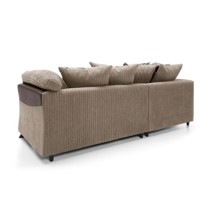 Illuminate Corner Sofa - Brown-Left Facing