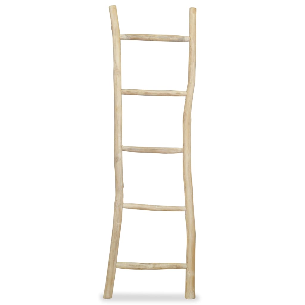 Towel Ladder With 5 Rungs Teak 45X150 Cm Natural