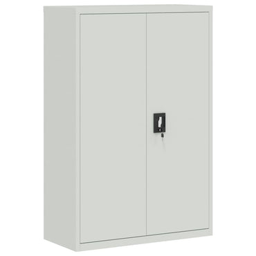 Office Cabinet 90X40X140Cm Steel Grey