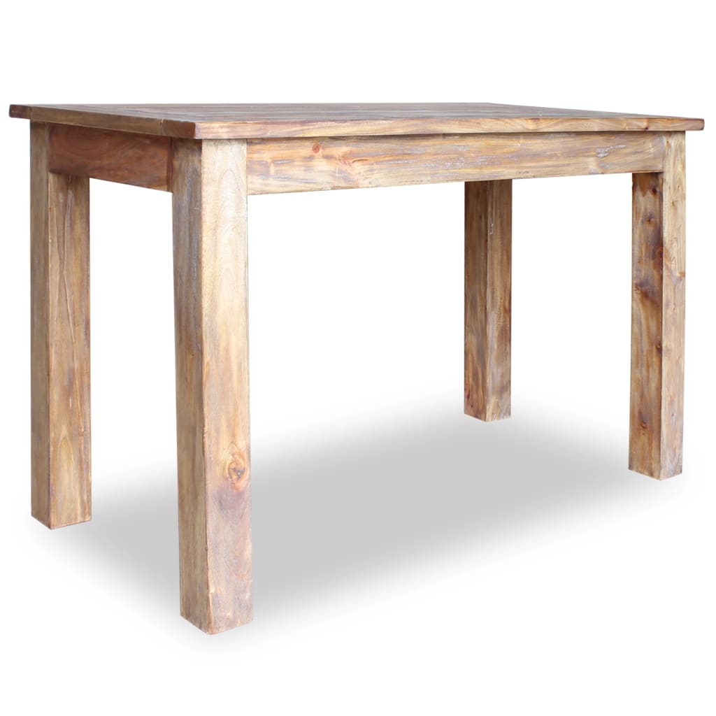 Dining Table Solid Reclaimed Wood 120X60X77 Cm