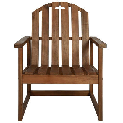 Garden Sofa Chairs 2 Pcs Solid Acacia Wood