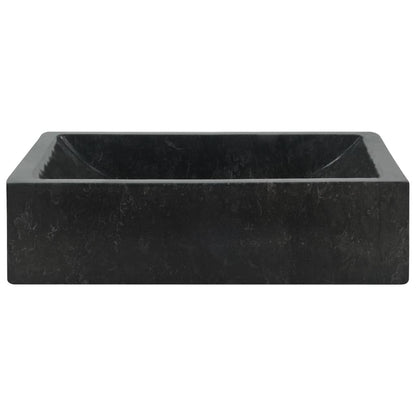 Sink 45X30X12 Cm Marble High Gloss Black