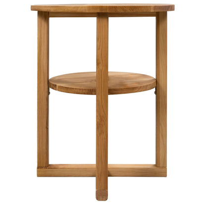 Side Table 40X50 Cm Solid Oak Wood