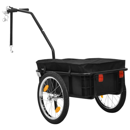 Bike Trailer/Hand Wagon 155X60X83 Cm Steel Black