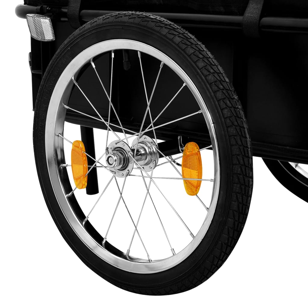 Bike Trailer/Hand Wagon 155X60X83 Cm Steel Black