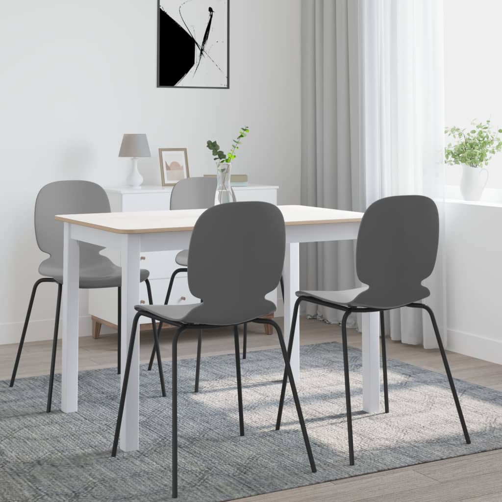 Dining Table White And Brown 114X71X75 Cm Solid Rubber Wood