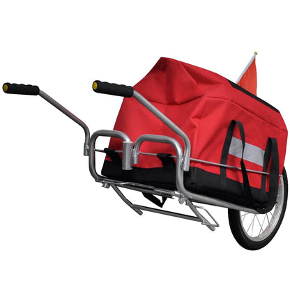 Bike Trailer One-Wheel With Storage Bag