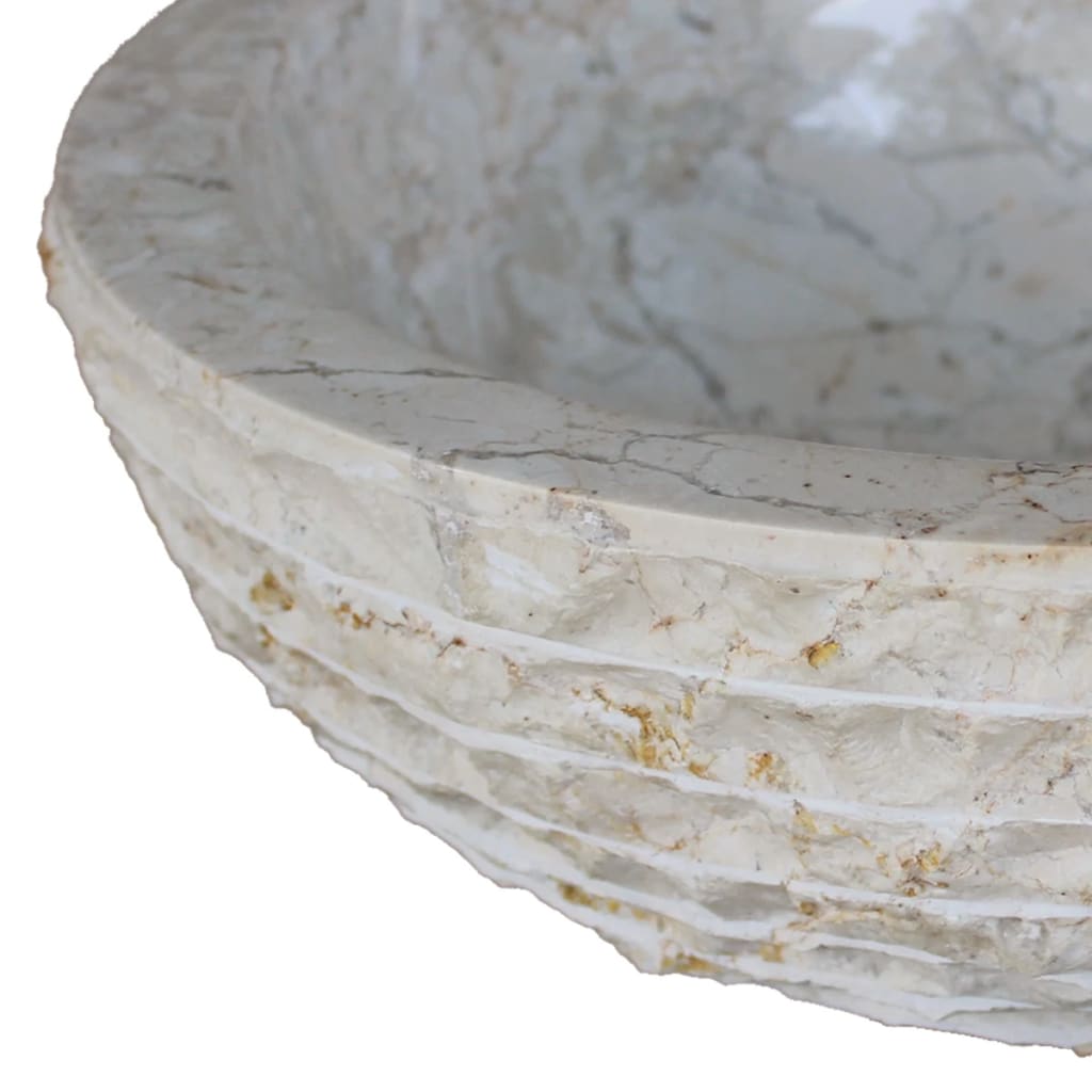 Basin Marble 40 Cm Cream