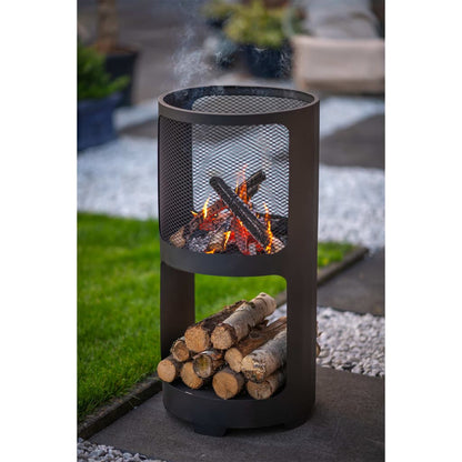 Redfire Fire Pit Buffalo 44X90Cm Steel Matte Black