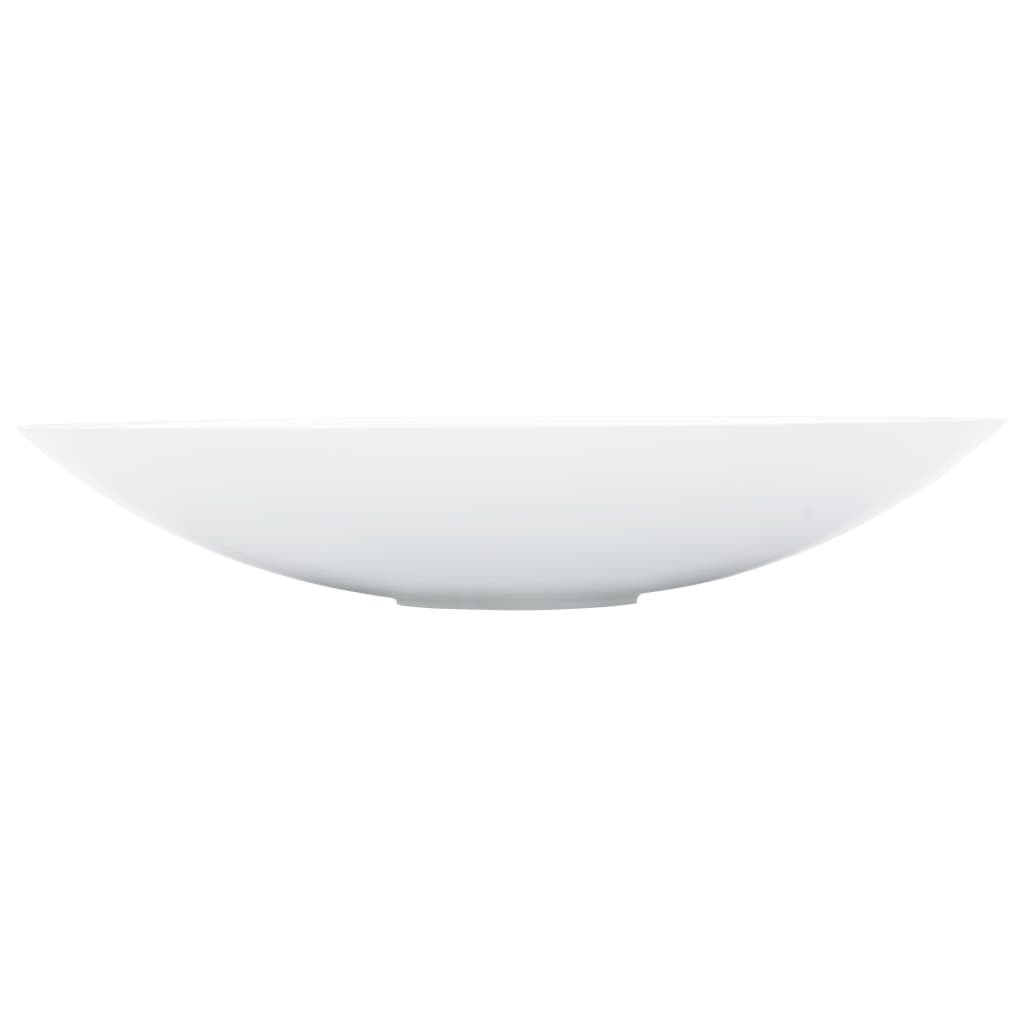 Wash Basin 59.3X35.1X10.7 Cm Mineral Cast/Marble Cast White