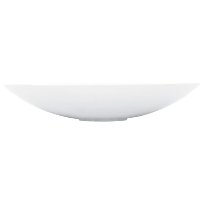 Wash Basin 59.3X35.1X10.7 Cm Mineral Cast/Marble Cast White