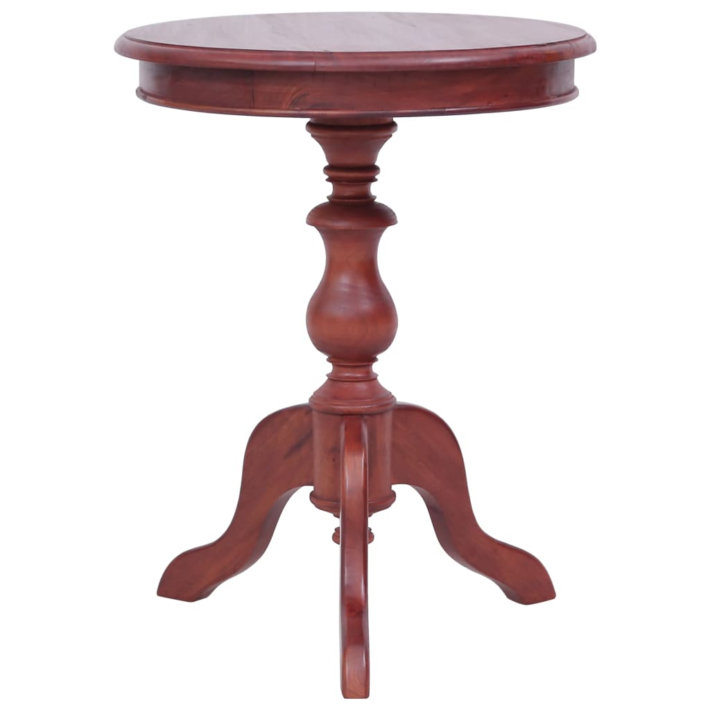 Side Table Brown 50X50X65 Cm Solid Mahogany Wood