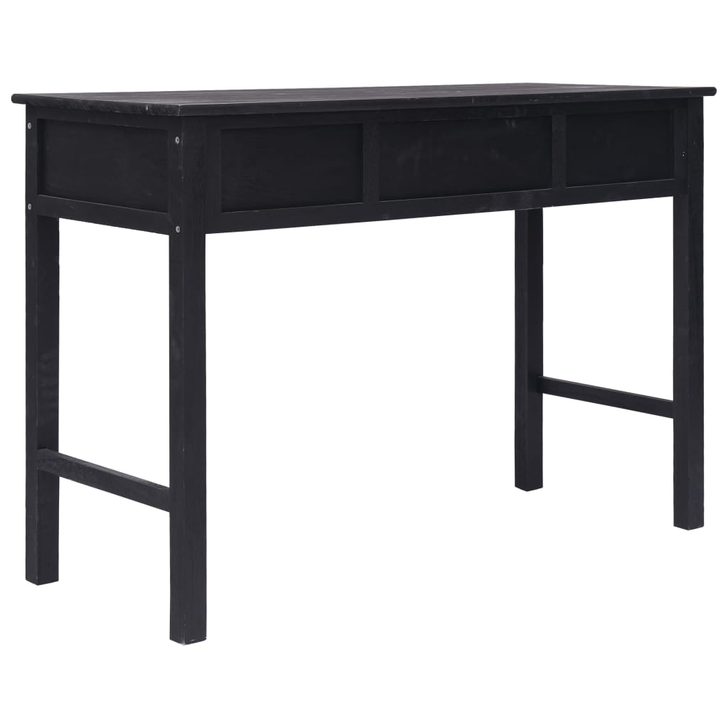 Console Table Black 110X45X76 Cm Wood