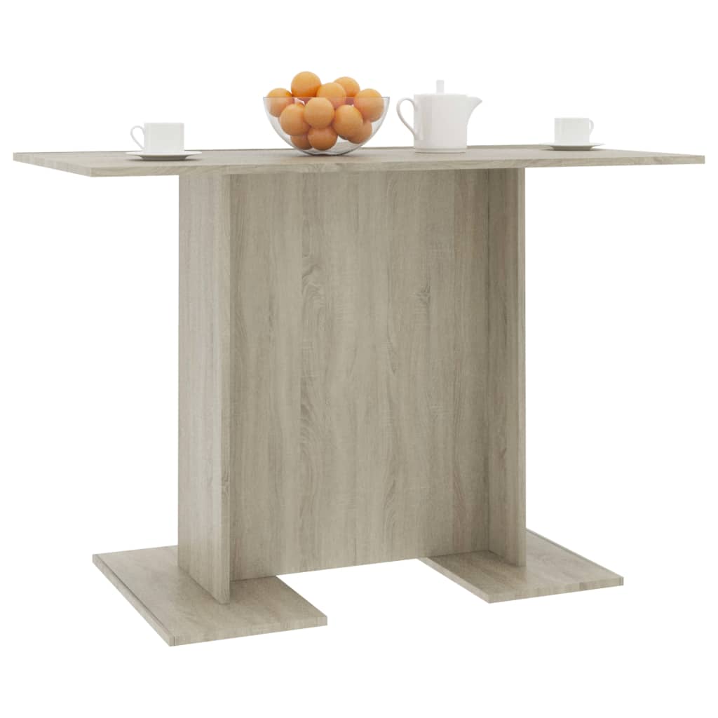 Dining Table Sonoma Oak 110X60X75 Cm Engineered Wood