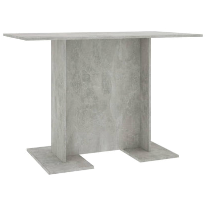 Dining Table Concrete Grey 110X60X75 Cm Engineered Wood