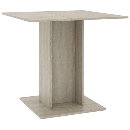 Dining Table Sonoma Oak 80X80X75 Cm Engineered Wood